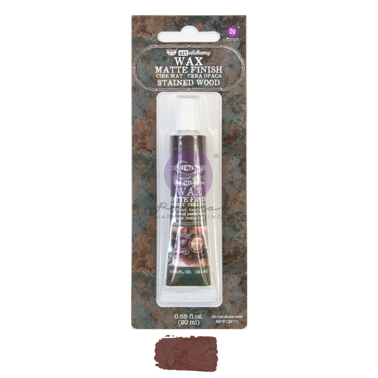 Prima Marketing Inc Art Alchemy Matte Wax - Stained Wood - 1 Tube, 20Ml 655350968694